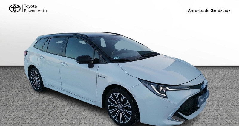 Toyota Corolla cena 105900 przebieg: 106365, rok produkcji 2019 z Grudziądz małe 172